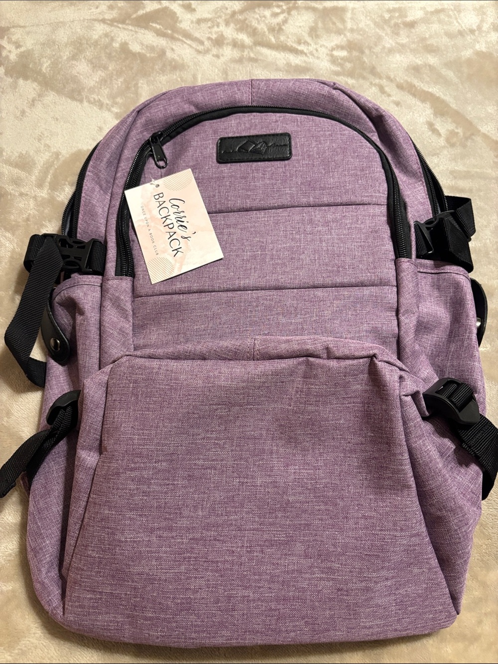 Everyday Purple Backpack for Women - Functional Travel Backpack